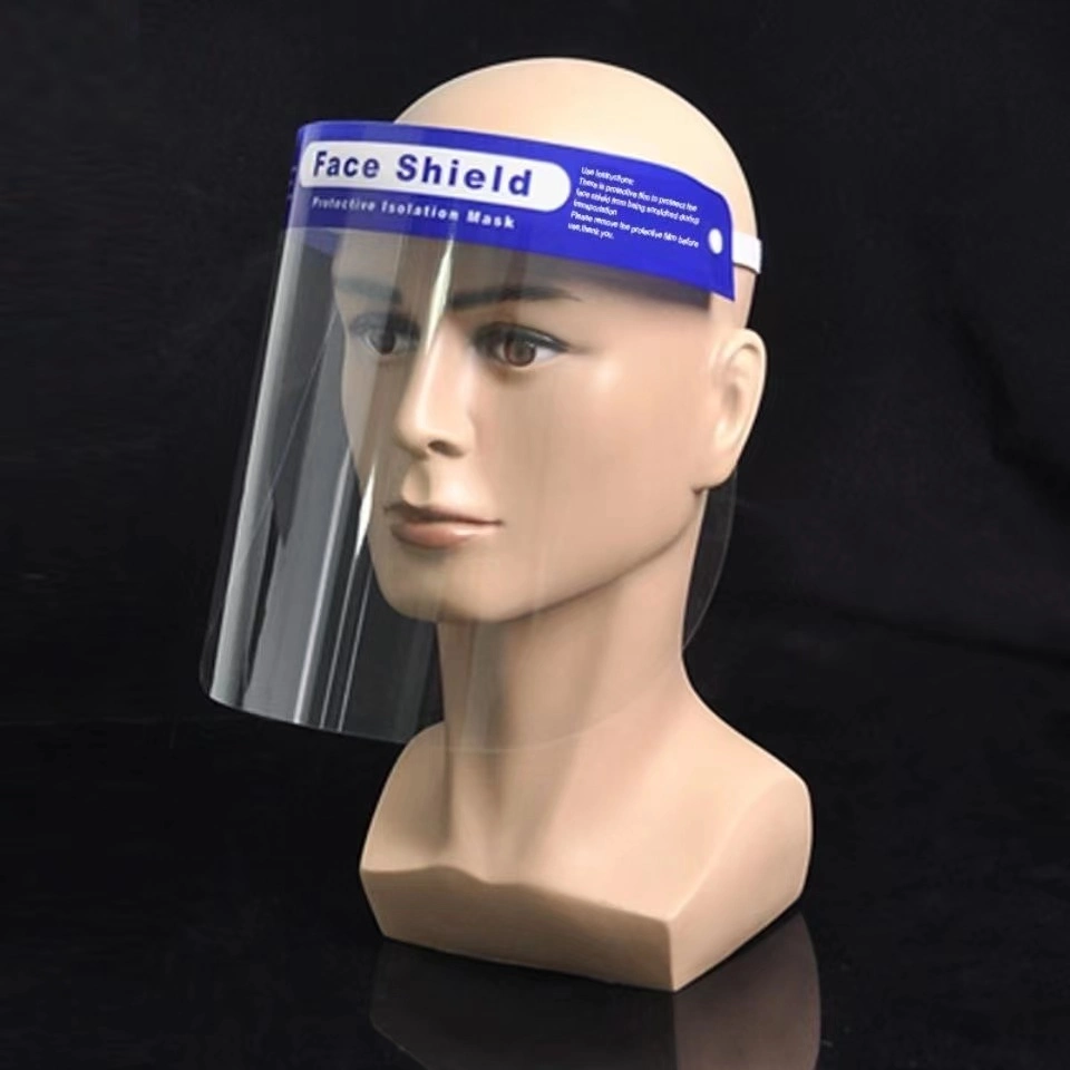 Clear Plastic Safety Anti Fog Wholesale Plastic Pet Transparent Mask Face Shield