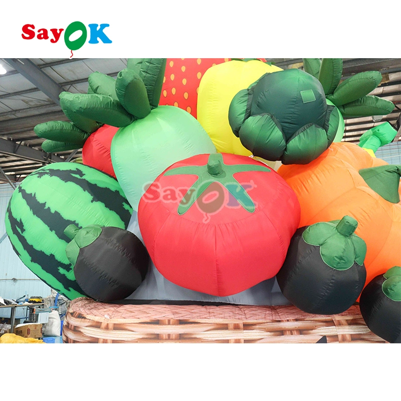 Fruit et légumes en forme de potager modèle à l'intention des Solde Décoration de mascotte personnalisée