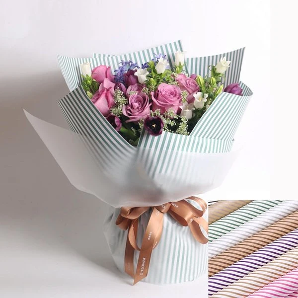 DIY Crafts, Gift Packaging or Gift Box Packaging Use Colorful Floral Waterproof Paper