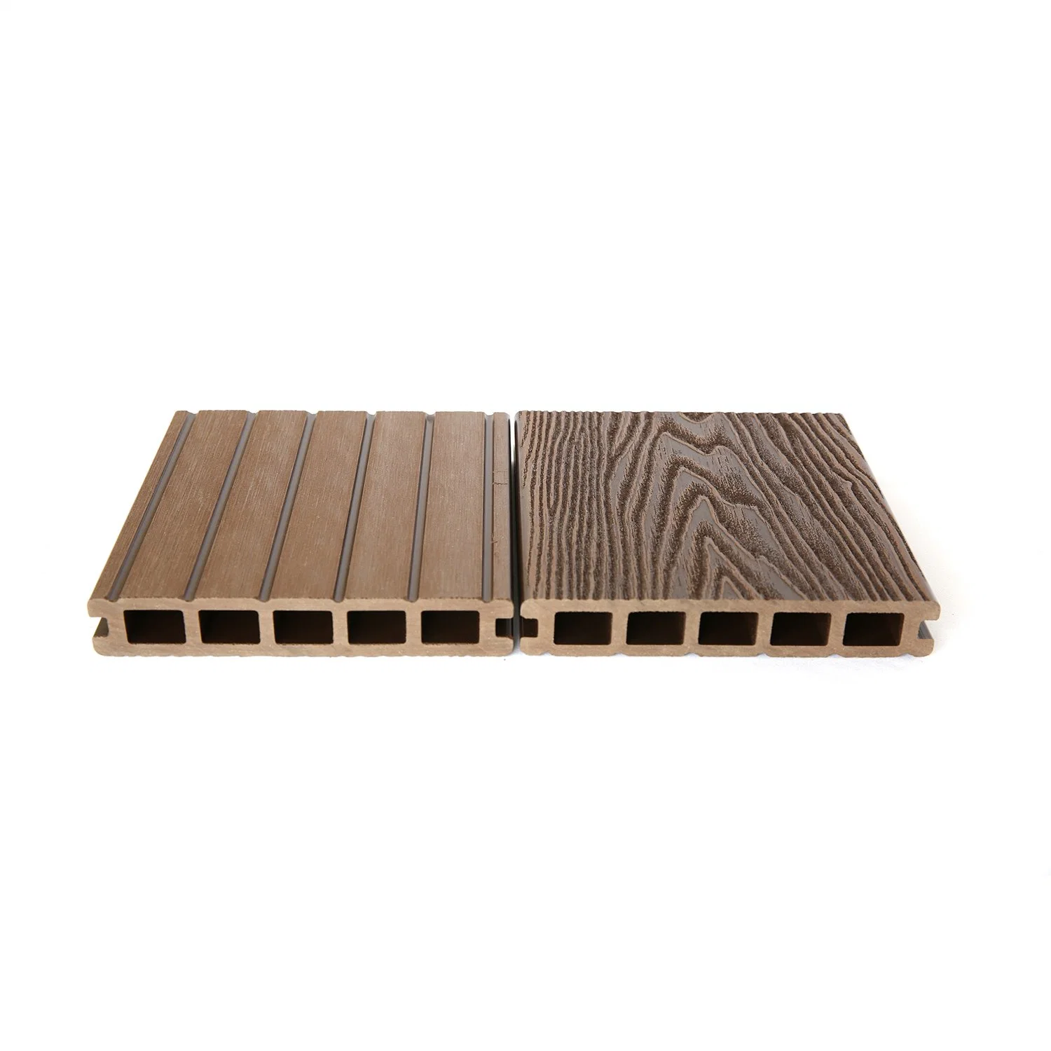 Meilleurs produits de vente Plancher extérieur imperméable en composite plastique en bois WPC (HLM167)