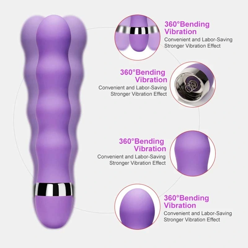 Levett Dildo Vibrator 16 Vibration Speeds USB Rechargeable AV Wand Massager Vagina Vibrator for Women