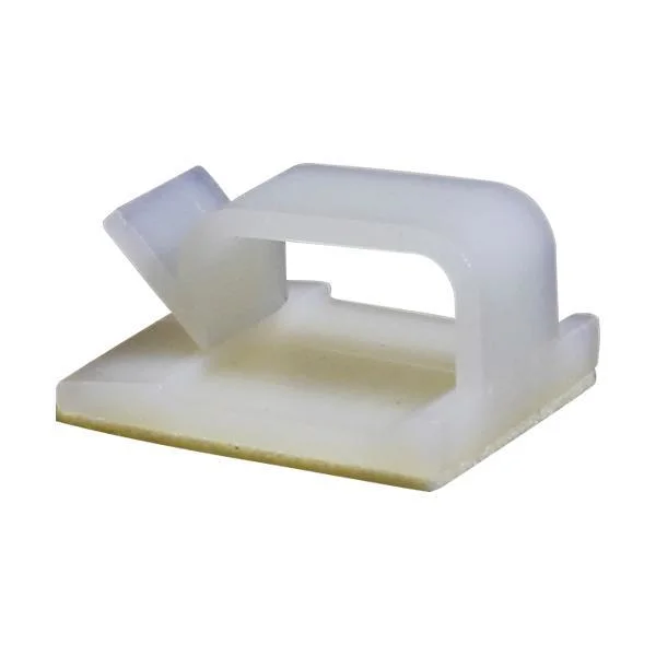 Plastic Wire Cable Mount Self Adhesive with Mmm, Nylon Used in Electronics Wire Clip