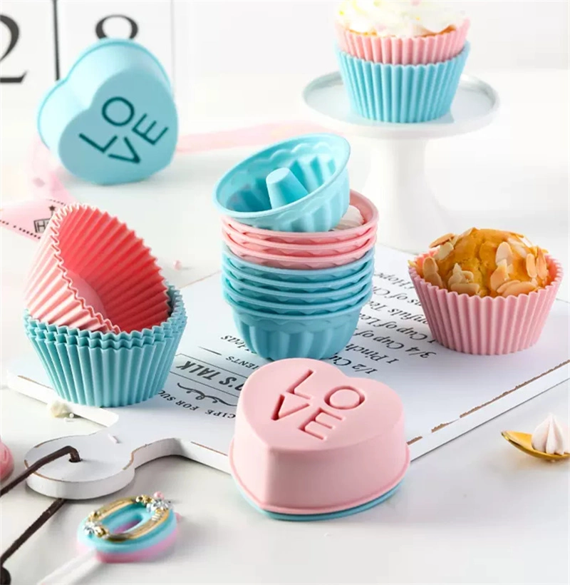 Silicone Steamed Cake Cake Baby Complementary Food Mold Household Baking Tools