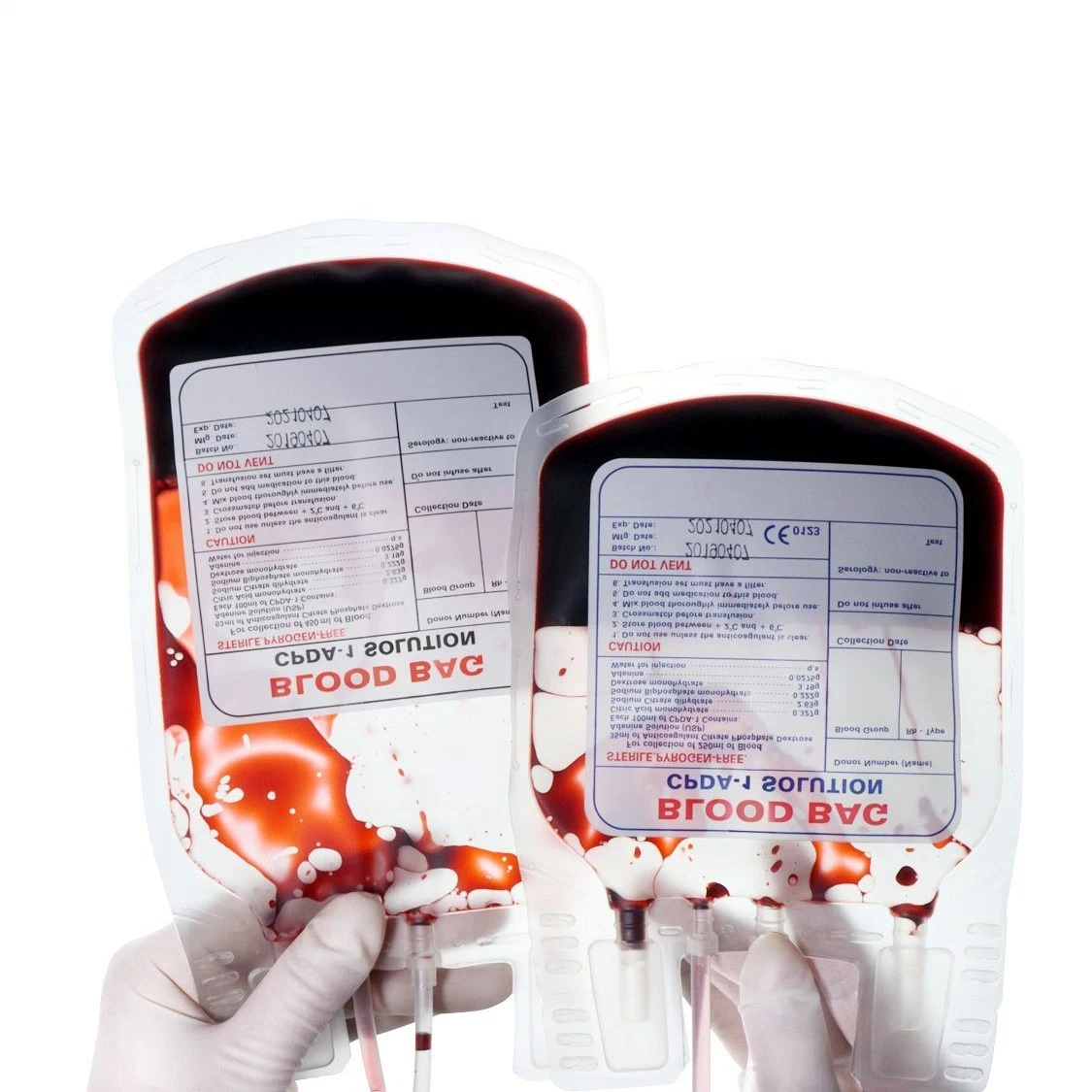 Suministros médicos de la bolsa de sangre transfusión estériles desechables Fabricación