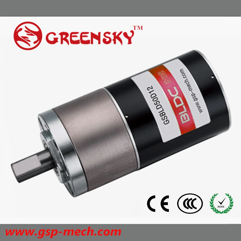 6W~660W, 24V Small Electric DC Brushless Gear Motor