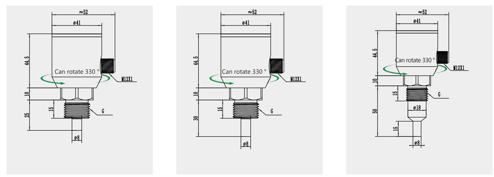 PNP/NPN, Analog 24V&plusmn; 20%DC Low Rate Alarm Intergrated Flow Temperature Sensor