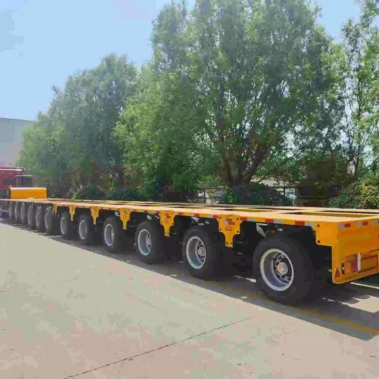 Low Bed Trailer Cimc 3 Axles Small Trailers for Sale Near Me