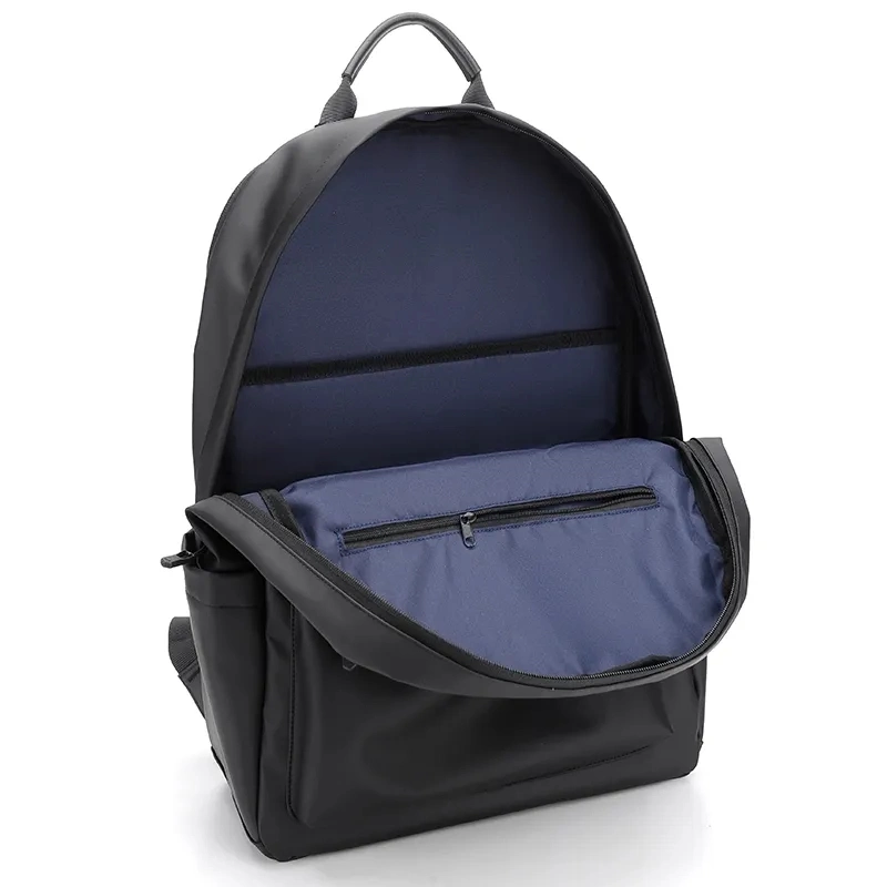 Beste Qualität PU Leder Rückenpaket dauerhafte Casual einfache Reisen Wasserdichte Laptop Rucksack Taschen für Herren