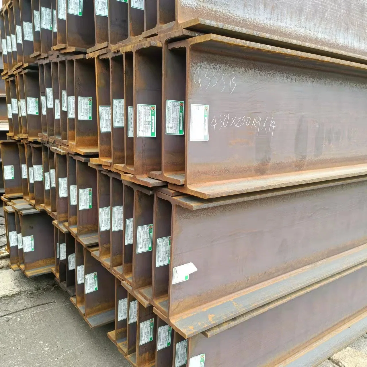 High Strength Structural Hot Rolled Carbon Steel H Beam