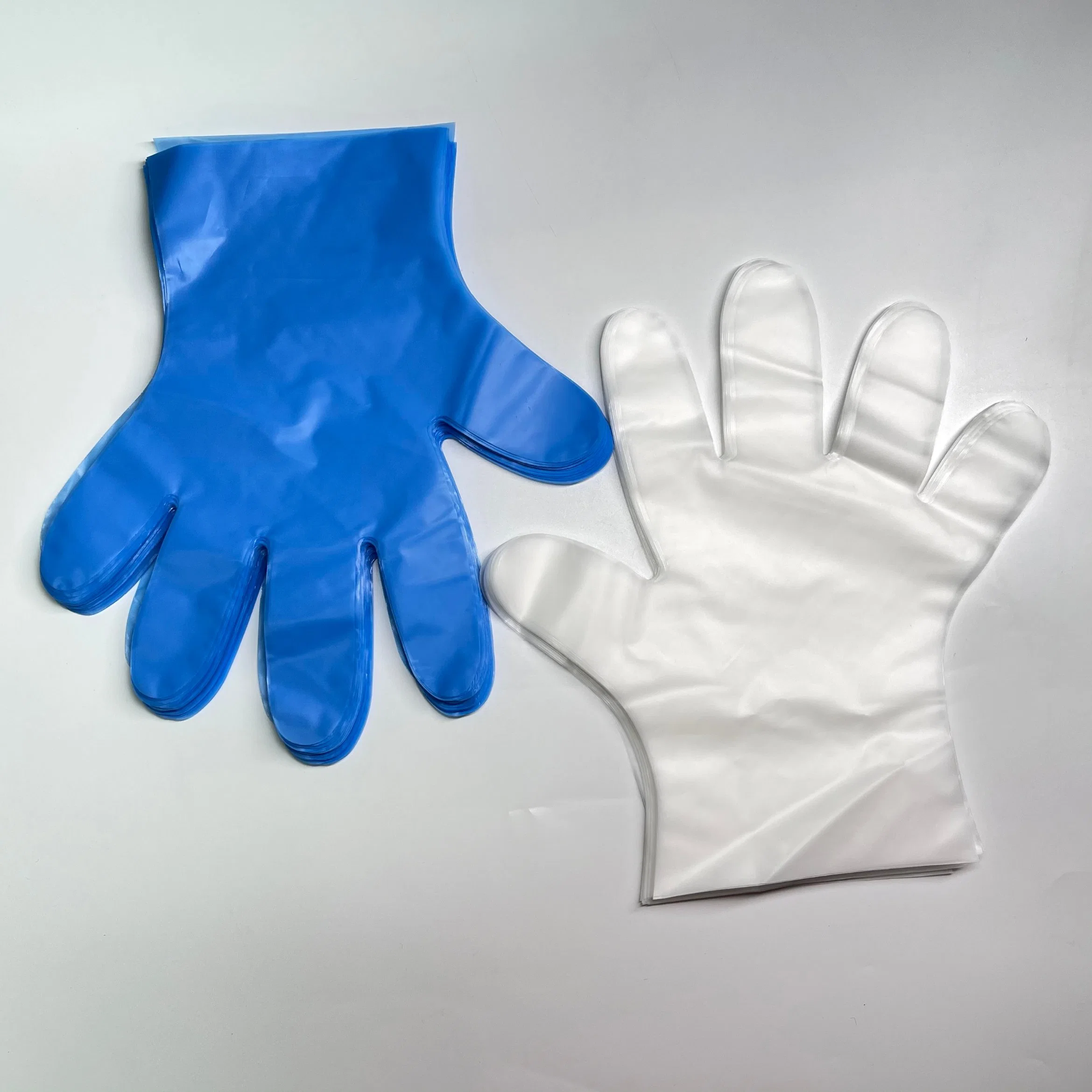 M L XL HDPE LDPE Biodegradable Cleaning Restaurant Isolation Household in Box Black White Blue Plastic PE Glove Disposable TPE Gloves