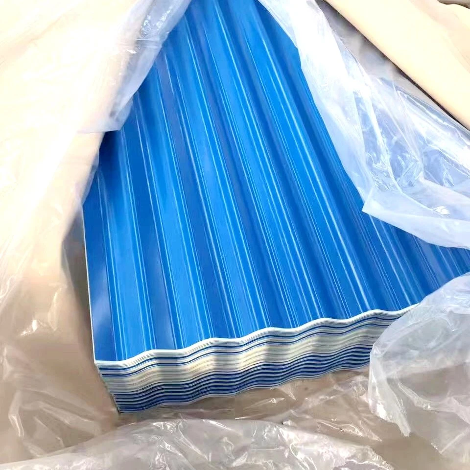 0.35mm 0.45mm Colour Coated Roofing Sheet Corrugated Galvanized Steel Color Roof