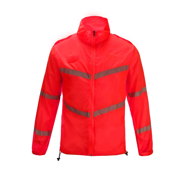 Good Quality Reflective Safety Sports Jacket Reflective Running Outdoor Cycling Night Safety Sports Clothes