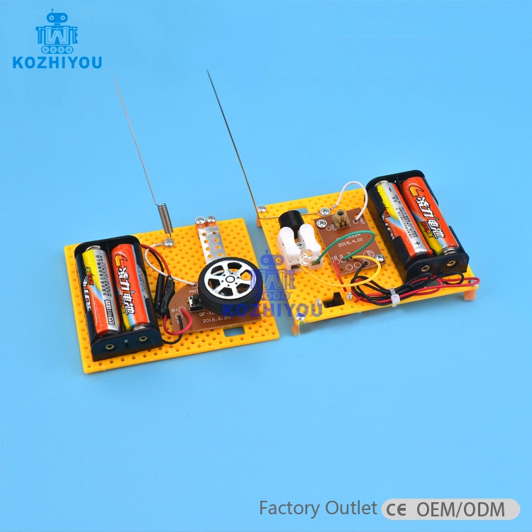 Remote - Controlled Wireless Telegraph Model Children's Educational Toys Technology Small Production of Audio - Visual Physics Experiments