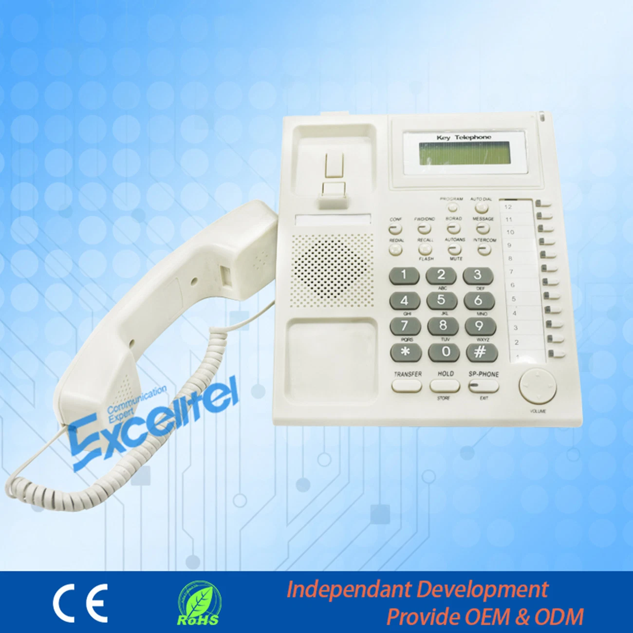 pH201 Keyphone Visual System Programing Hotel Telephone