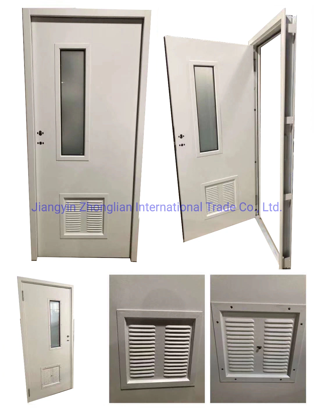 Exterior Building Decorative Aluminum Louver Window Steel Door Shutter