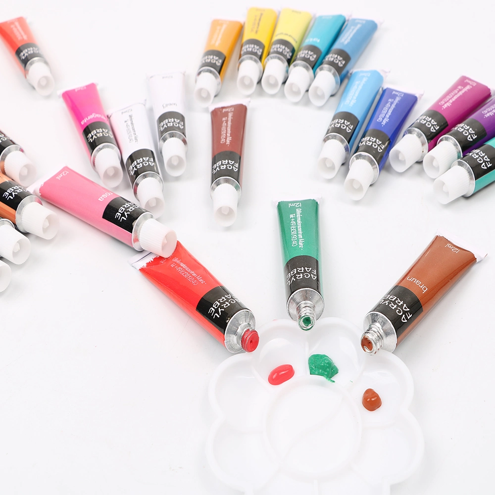 12ml 12 Colors Non-Toxic Acrylic Color Paint