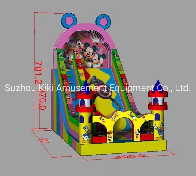 Cartoon Design Hot Sale Large Inflatable Slide for Sale