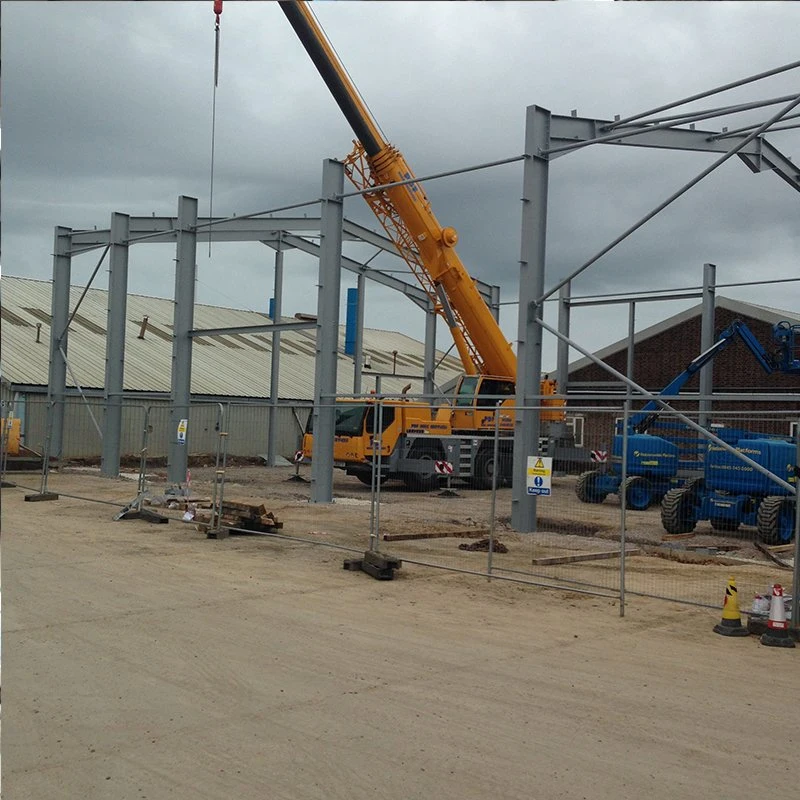 Indoor Sports Hall Large Span Prefabricated Steel Structure Frame with H Section