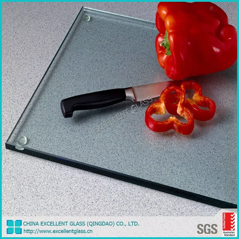 Clear Glass/Pattern Glass Personalized Tempered Glass Cutting Boards for Food/Vegetables/Fruit