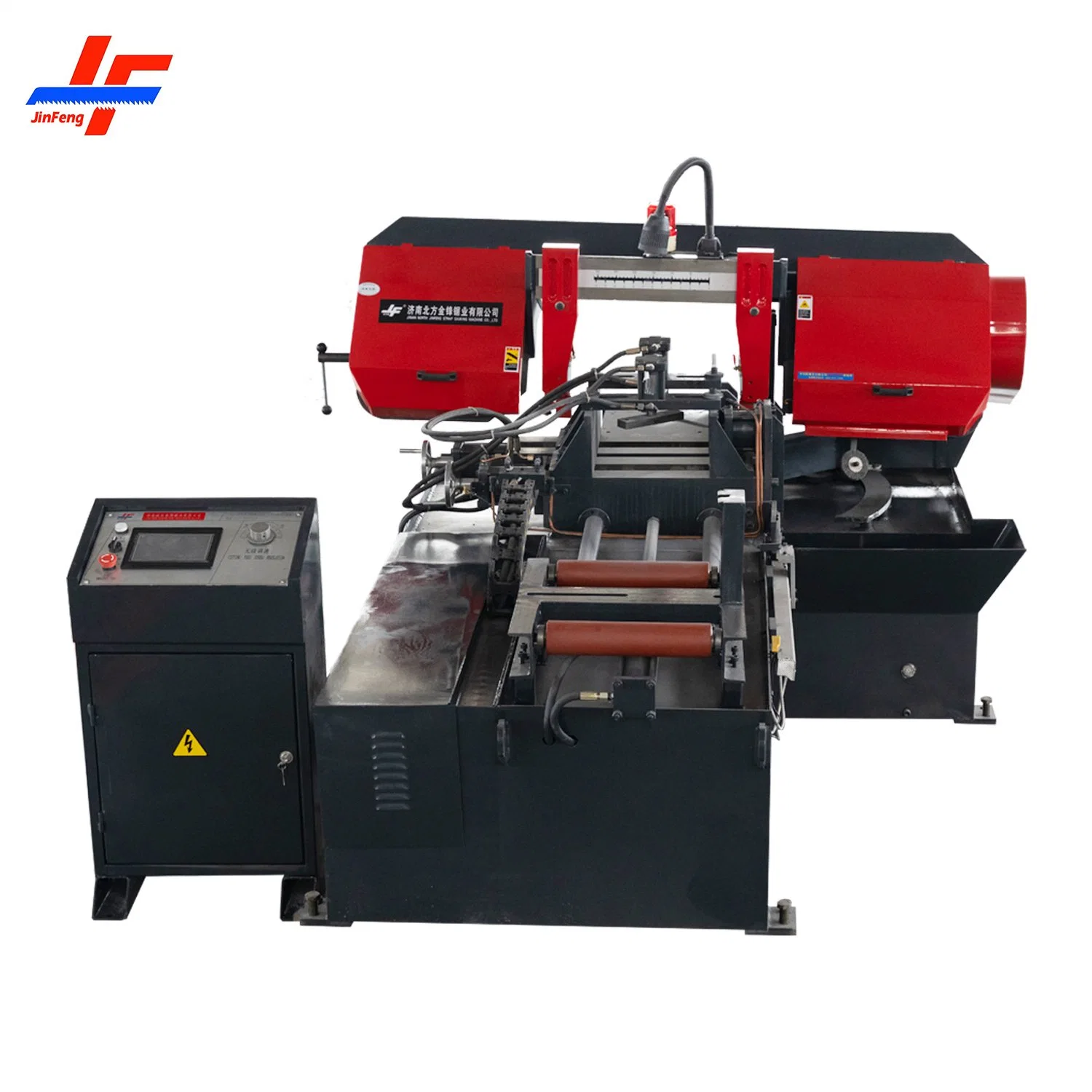 CNC Double Column Metal Pipe Steel Wood Cutting Band Saw