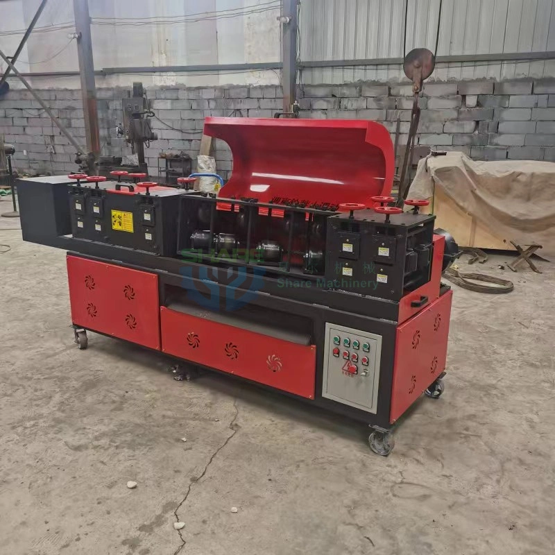 Pipe Straighten Waste Steel Flat Bar Straightening and Cutting Machine