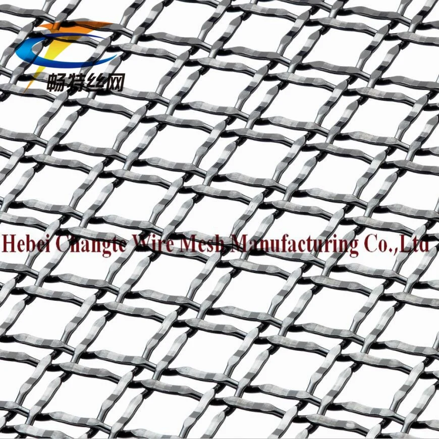 Plain Weave Stainless Steel Metal Vibrating Woven Screen Mesh