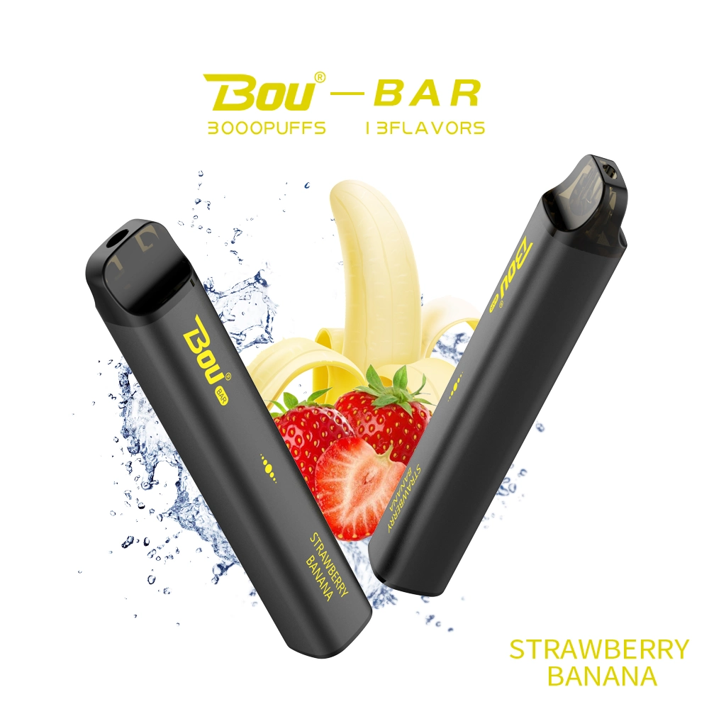 Wholesale/Supplier Disposable/Chargeable Vape Pen 3000 Puffs 5% Nicotine Bou Bar E Cig Vape13 Flavors in Stock