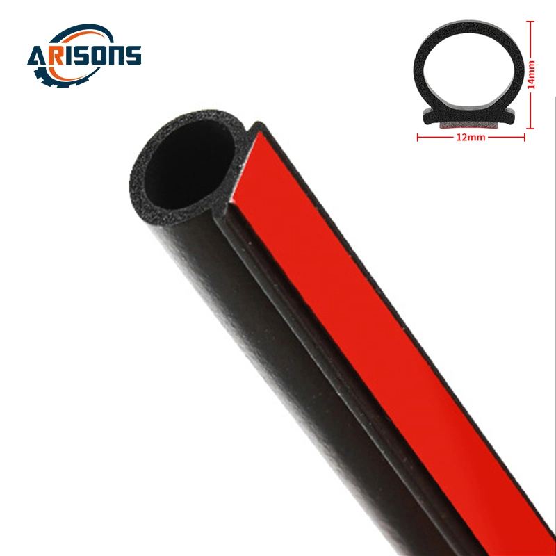 Car Door Seal D Type Rubber Sealing Strip for Car Door and Window Rubber Car Door Weatherstrip Seal