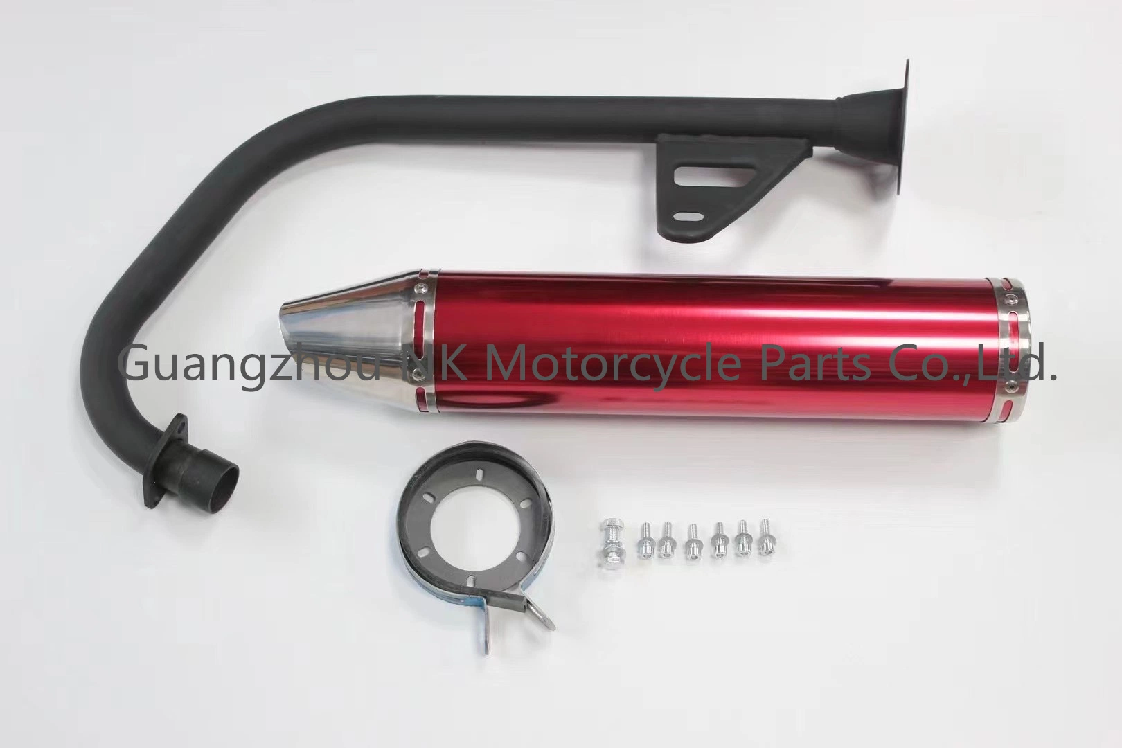 Peças de motos CNC NK YAMAHA Honda Bajaj Sym Racing Carbon Sistema de escape de motos de fibra N-Max/RS150/Piaggio/Vespa