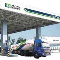 Liquid Oxygen Gas Cylinder Liquid Nitrogen Container LNG Gas Tank Filling Station