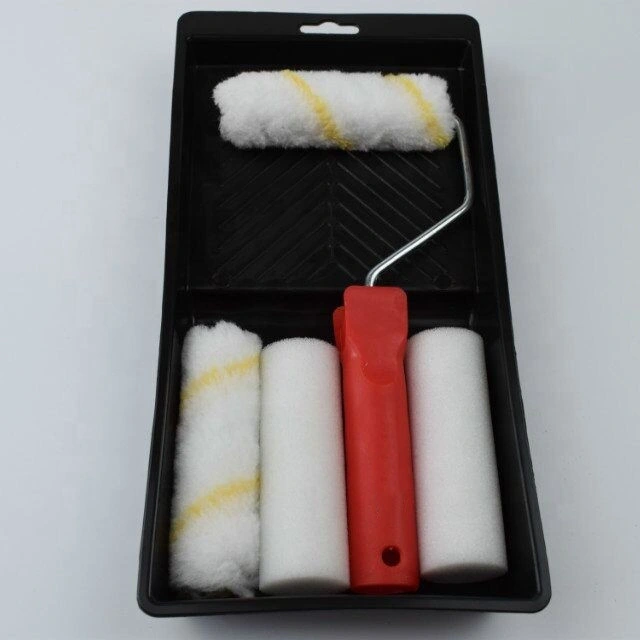 Diffirent Professional Wall Sponge Paint Roller Brush Set Tray Cover Hand Tool