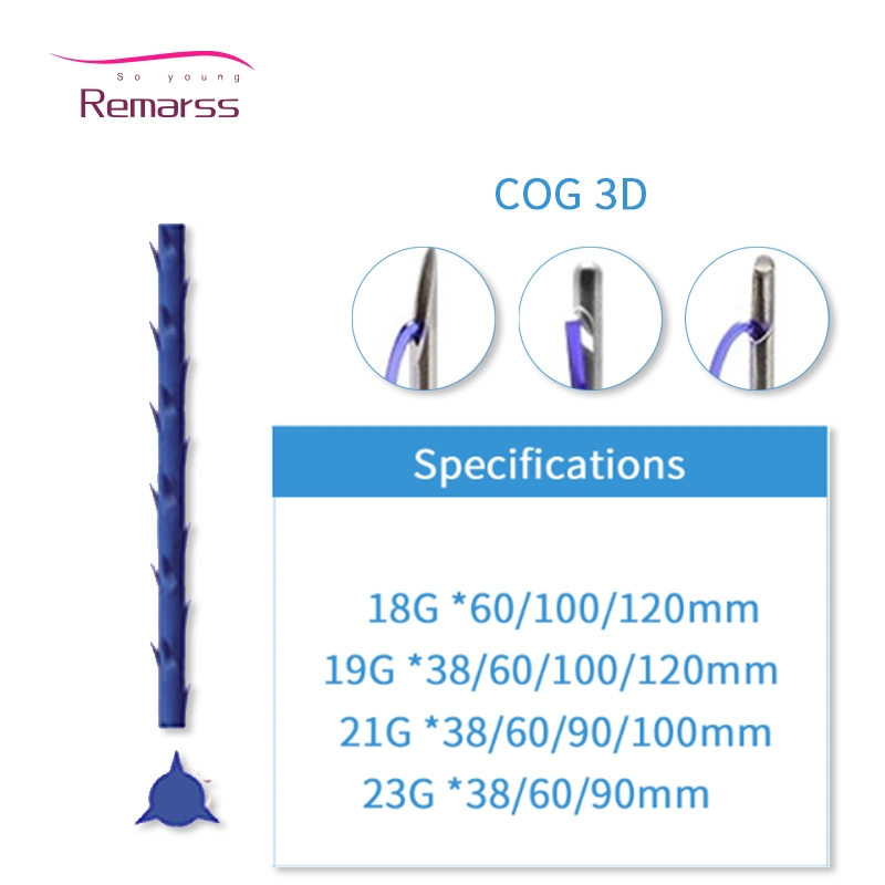 حز PDO رفع شائكة هيلوس تينسورس PCL Plla FIOS أحادي برغي الإعصار فوكس رفع الوجه ق.ب 3D مؤشر رباعي الأبعاد حز PDO الجراحة