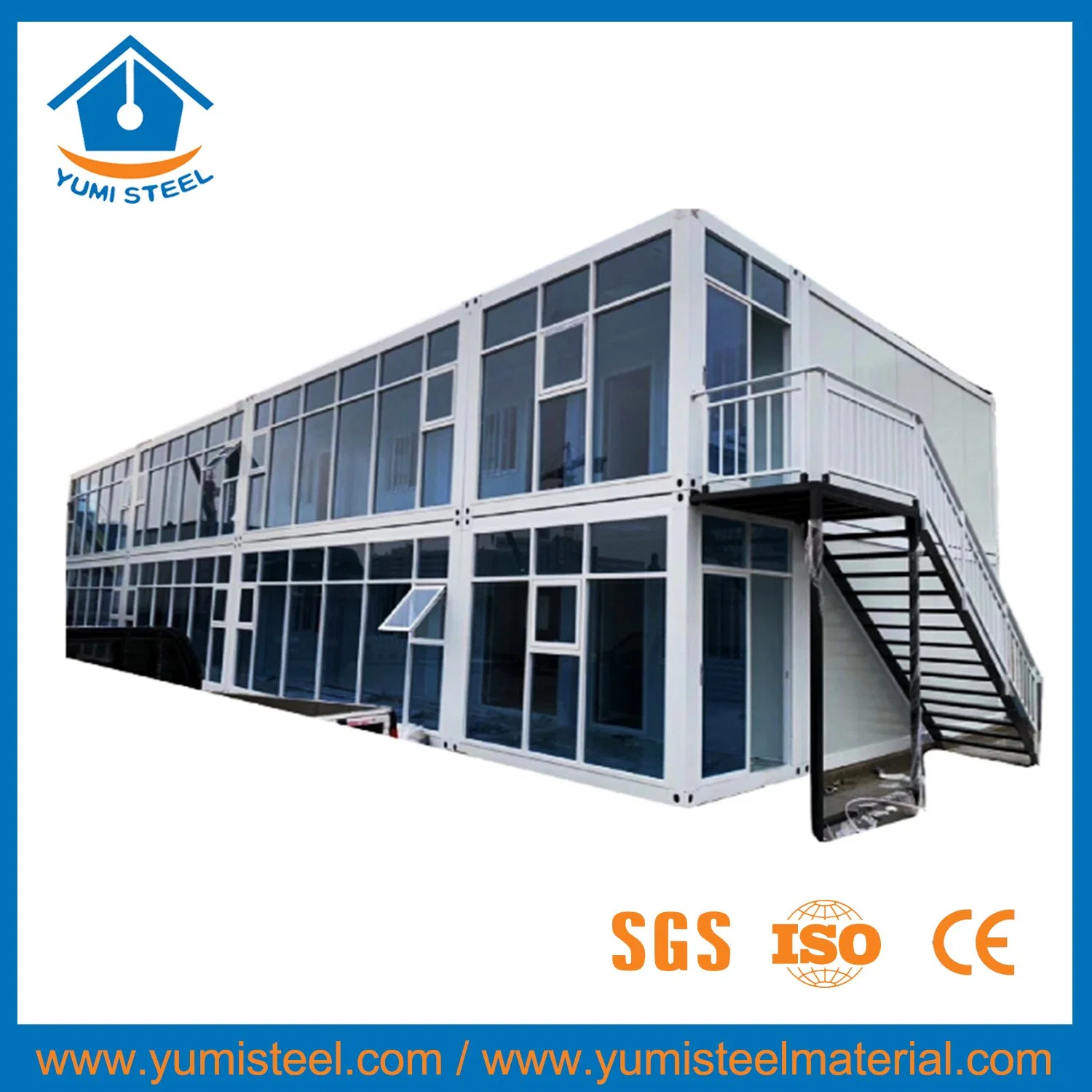 Granite Grey Customized Modular Container House for Living/ Villa/ Vacation/ Office Room