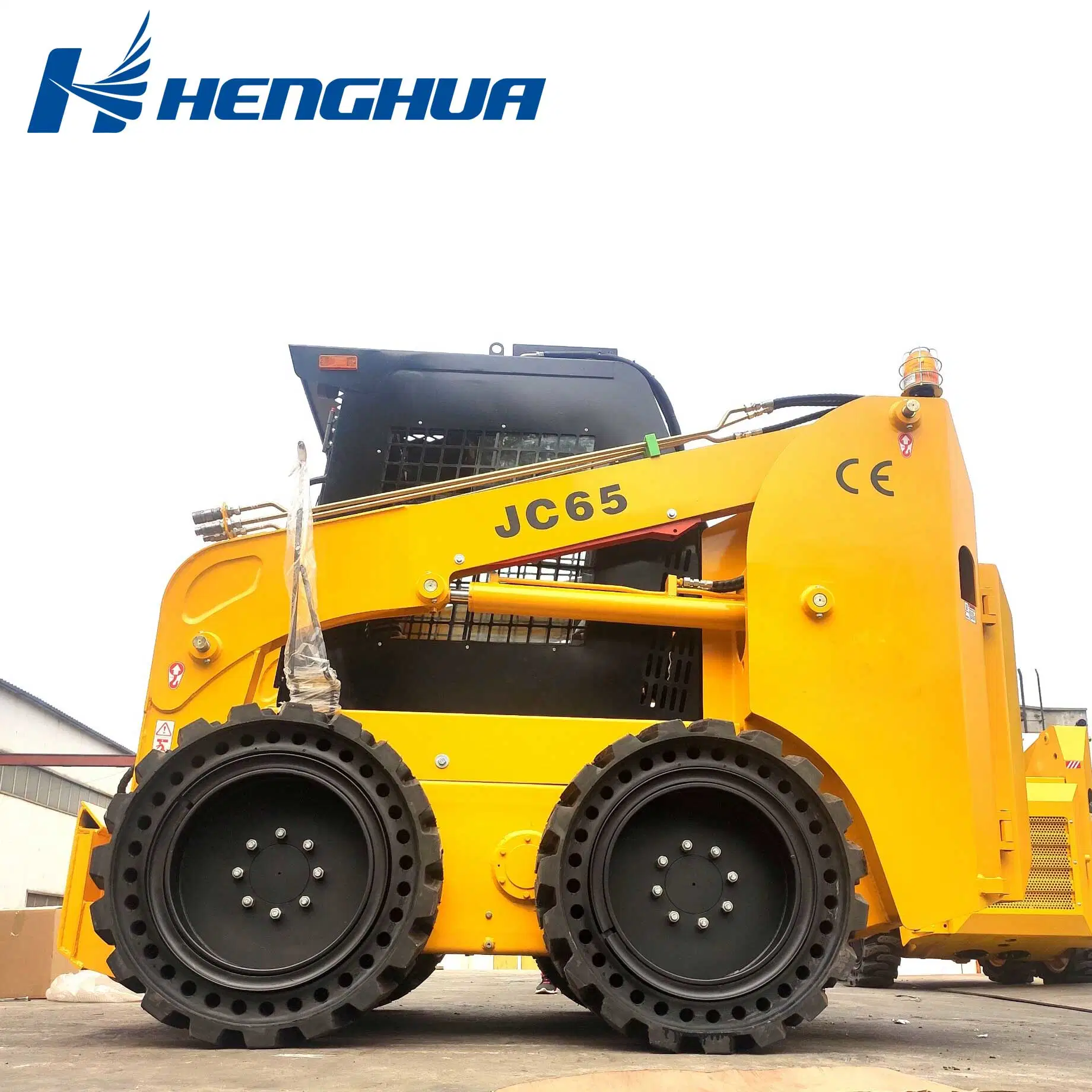 Heracles Farm Multi-Function Mini Battery Electric Compact Track Front Wheel Loader: Small, Fully Four-Wheel Drive, 400kg Electric Loaders