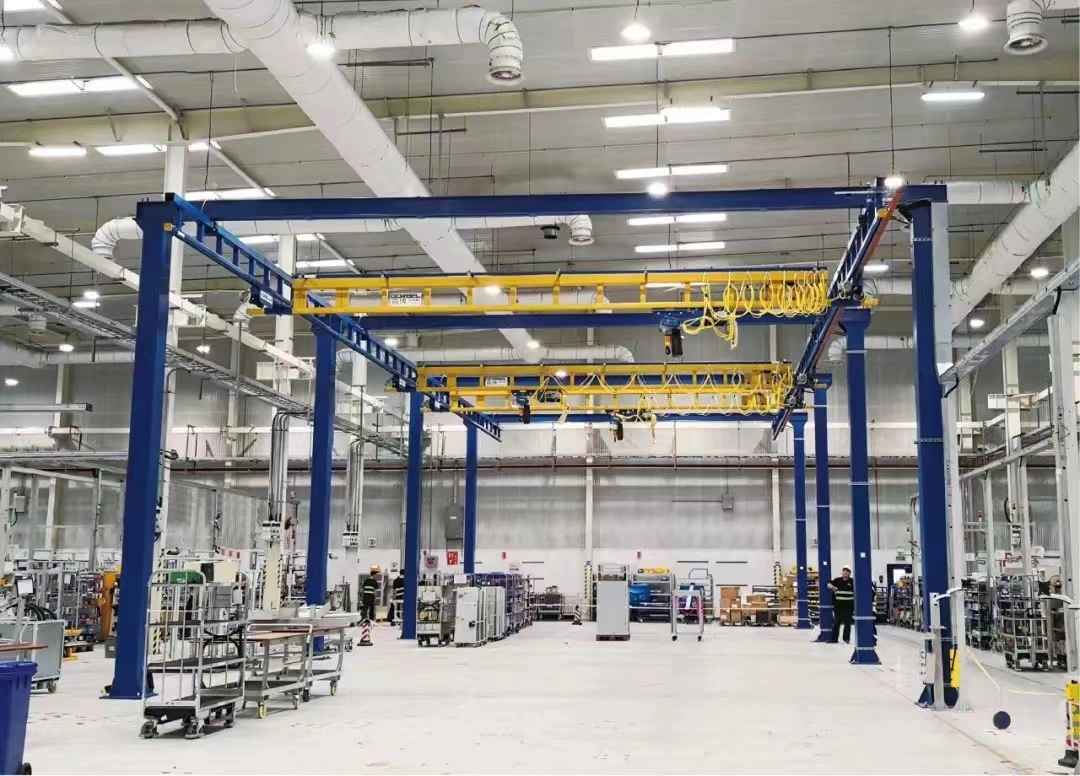 2023 High quality/High cost performance  Flexible Modular Suspension Light Bridge Overhead Crane System Price