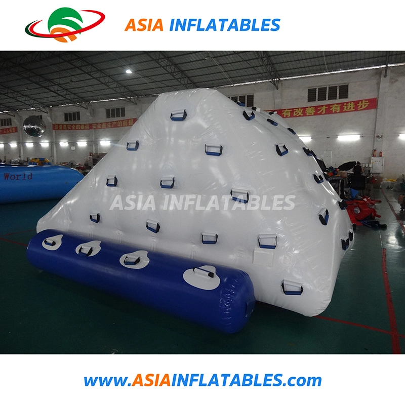 High quality/High cost performance  PVC Tarpaulin Inflatable Floating Iceberg Island / Iceberg Climbing Wall for Hot Sale