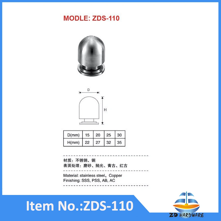 Stainless Steel Handles Lathe Cabinet Knob Furniture Fittings Kitchen Hardware Factory