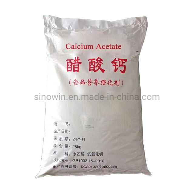 Food Additive E263 Nutrient Supplement Factory Price Powder Calcium Acetate
