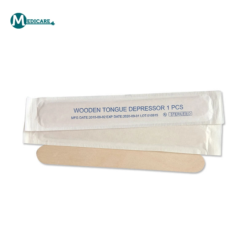 Disposable Sterile Wood Tongue Depressor for Child