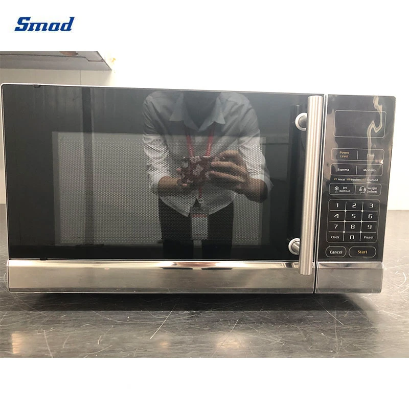 Smad 30L pequeños y portátiles digitales Encimera Horno microondas para el hogar