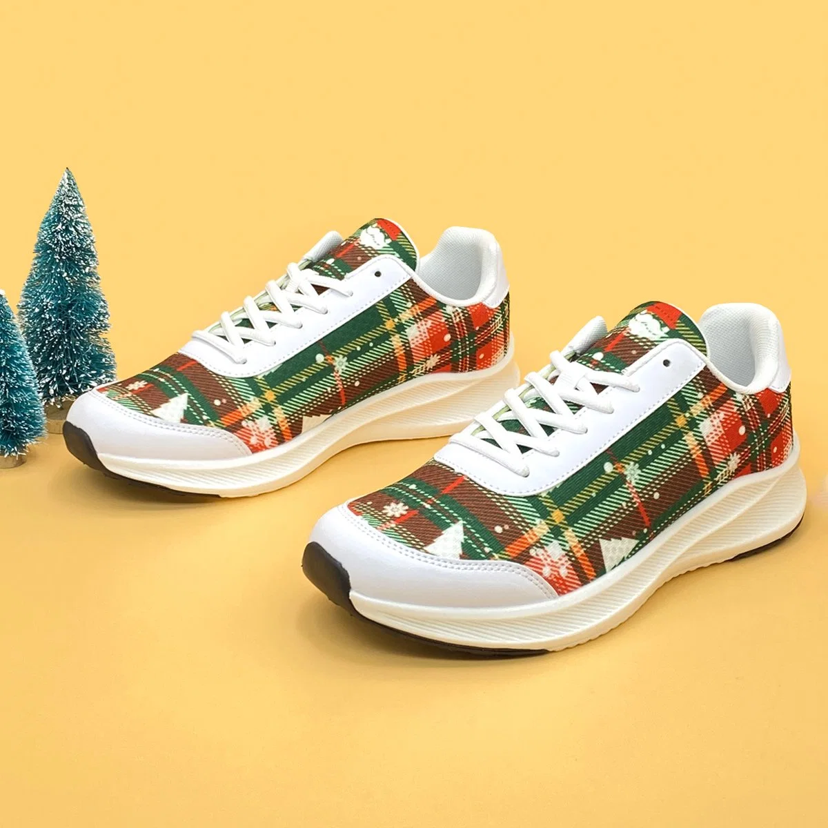 Wholesale Christmas Custom Running Shoes Ladies Sports Sneakers Designer Custom Walking Shoes