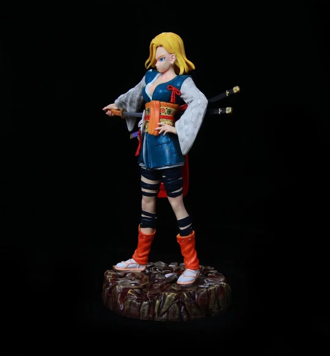 Factory Supply Warrior Android 18 Dragon Ball Z Wholesale/Supplier Japanese Anime Plastic Figure Toy