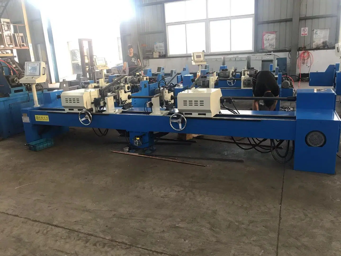 Long Service Life Energy Saving Electric Automatic Double End Chamfering Machine