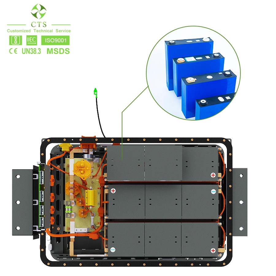 Venta en caliente 72V96V144V100ah200ah batería de ion litio utilizado para la electricidad Tour autobuses coche Parro