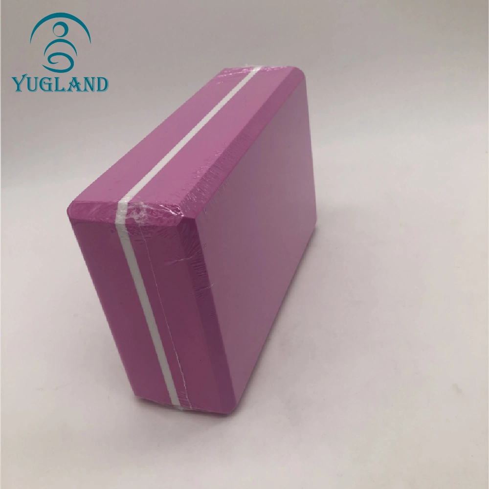 Yugland High Density Anti-Slip Lightweight Custom Logo Yoga Block EVA Foam Building Blocks for Exercise Pilates Fitness