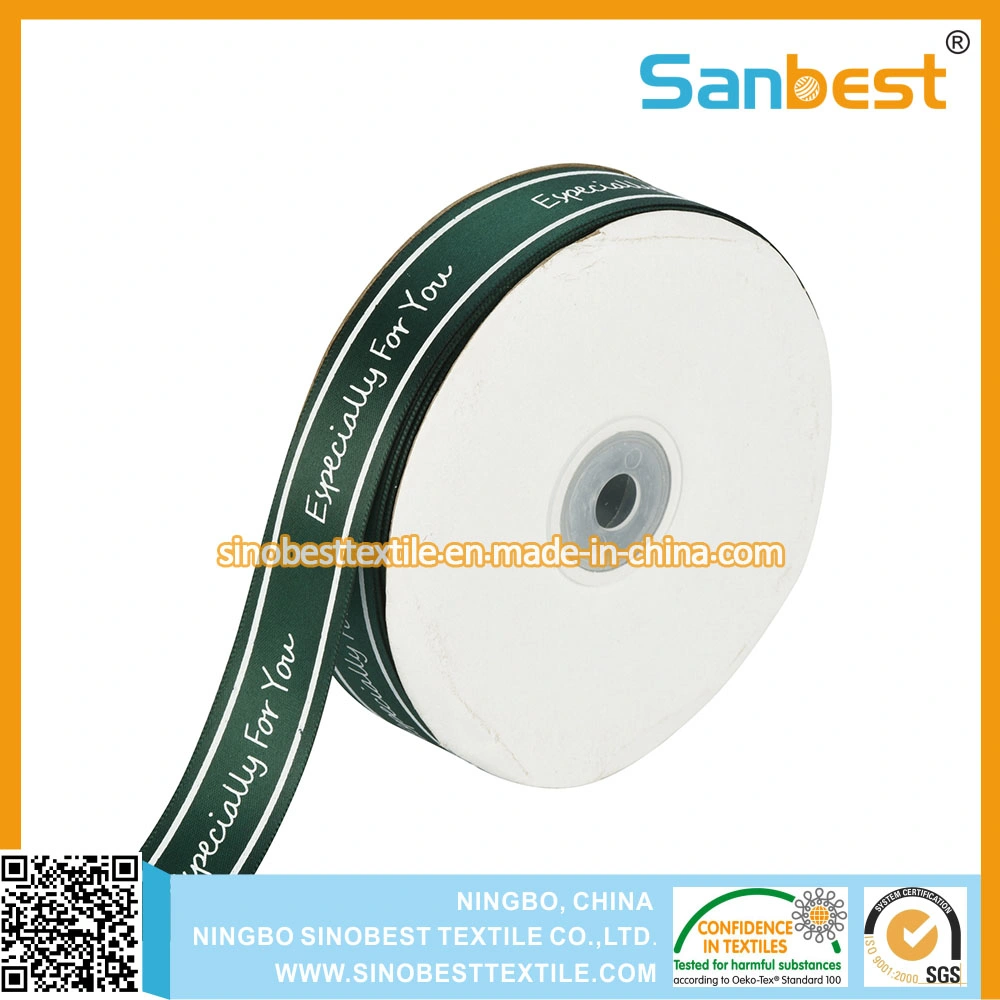 High Quality Printed Nylon Satin Ribbon for Webbing