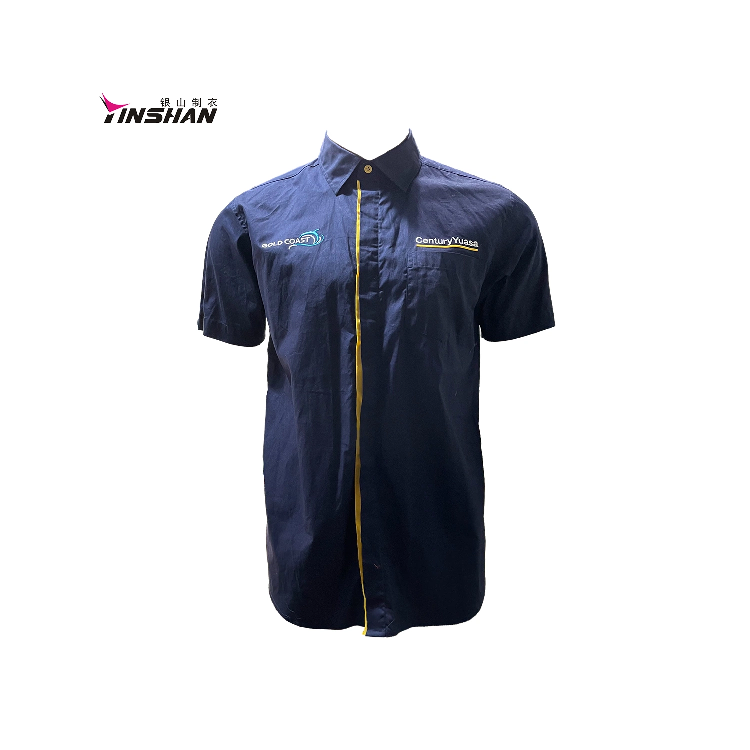 Vestuário de trabalho de construção personalizada com logótipo para fora uniforme de desgaste Camisa à prova de água