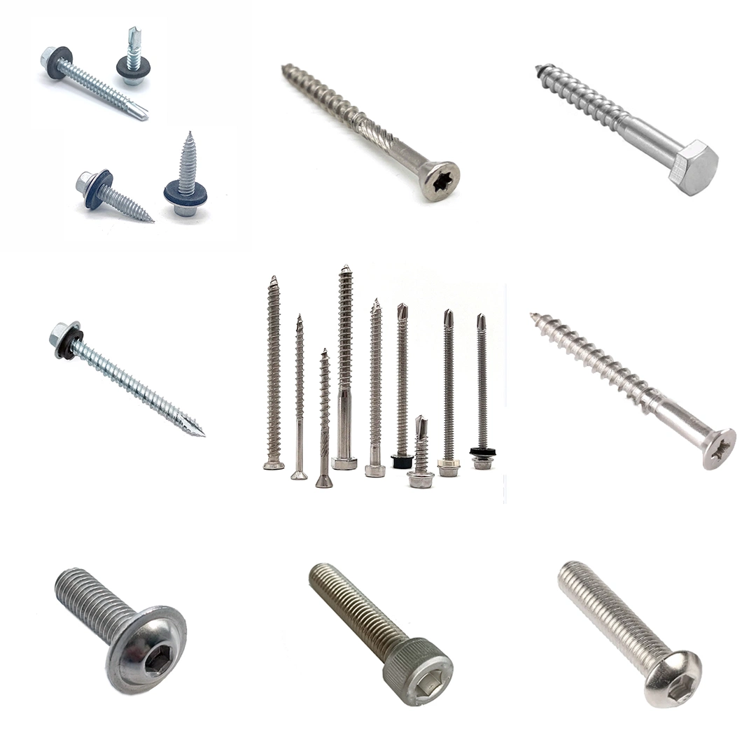 High quality/High cost performance  Stainless Steel DIN571 Hex Head Self Tapping Wood Screw