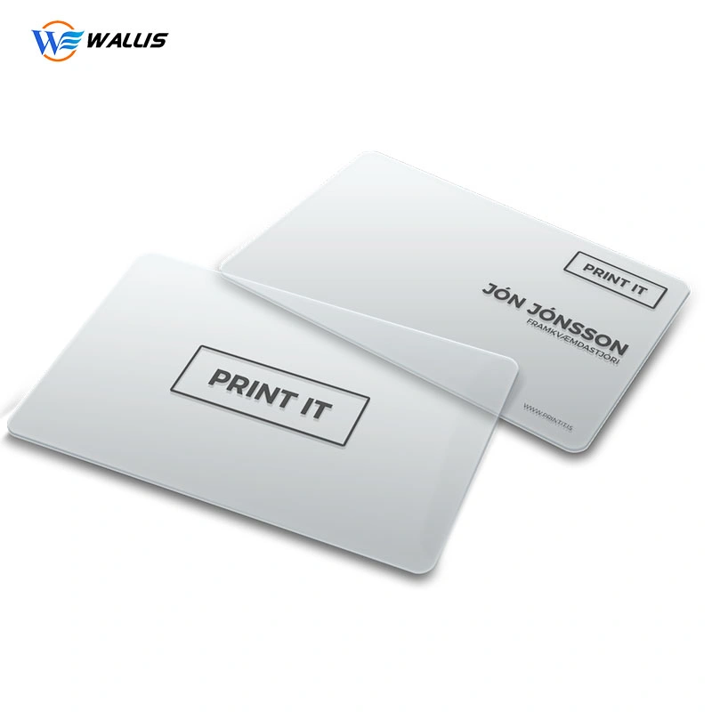 Custom Logo CMYK Druck Kunststoff PVC Prepaid Visa Card, IC Electric Meter Chip Card