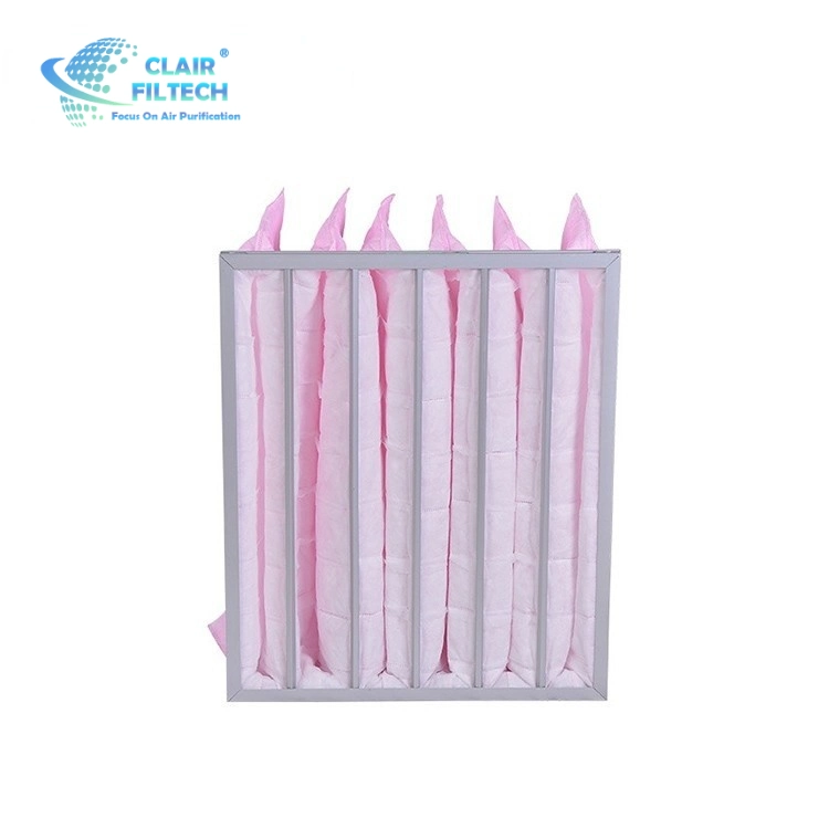 Medium Efficiency Pocket Filter Customize Multi Pocket Non-Woven Fiber for Air Filtration and Pharmaceutical